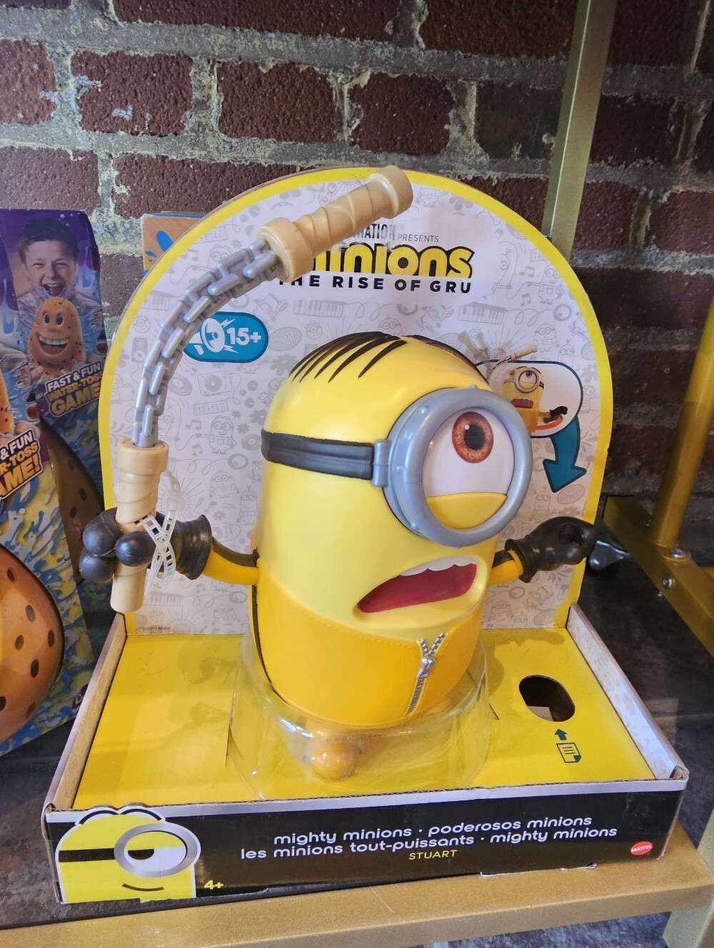 Minions Stuart Interactive Yellow Action Figure - The Rise of Gru